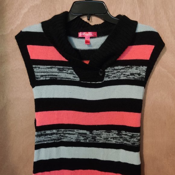 Girls Tunic, Short Sleeved Sweater - Picture 2 of 8